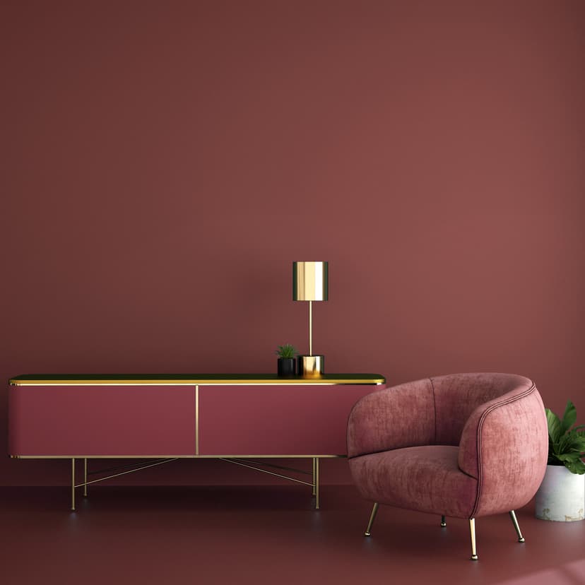 Interior design living area in modern style